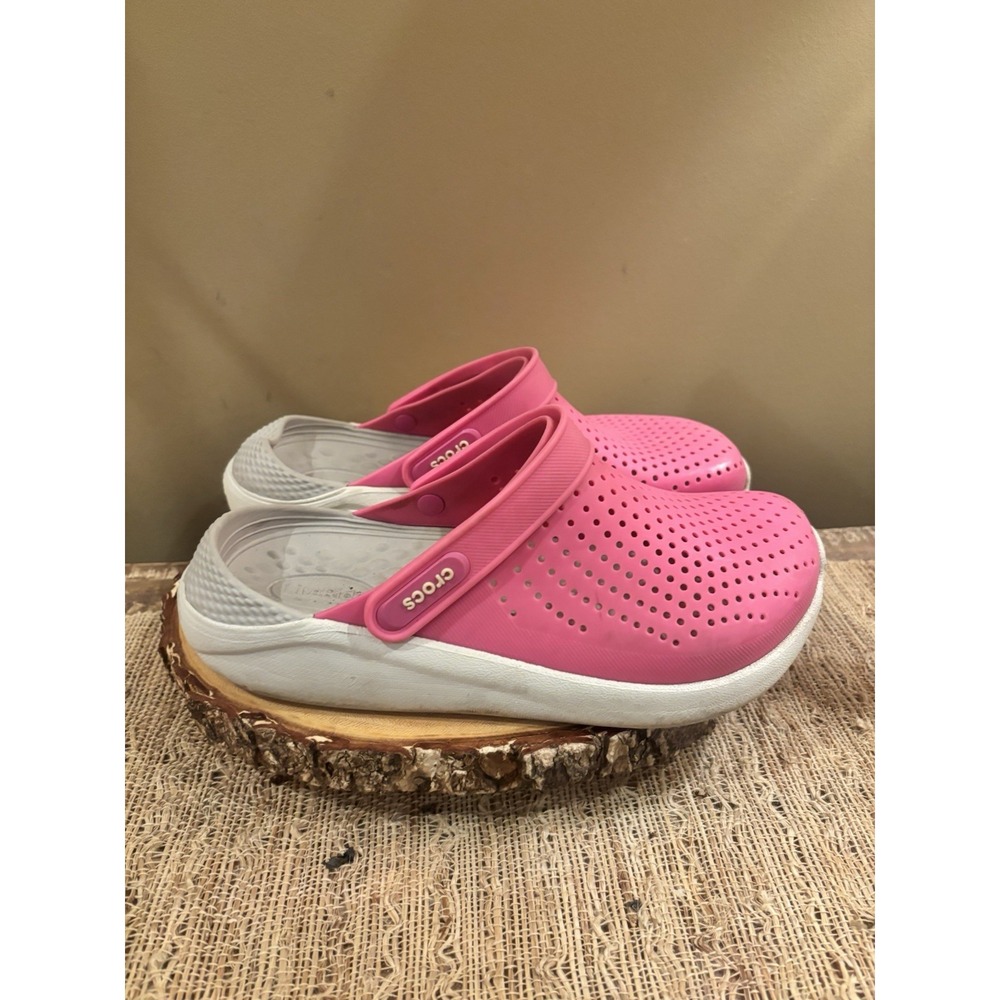 CROCS Literide Clog Memory Foam Insole Pink  Breathable  SIZE 5